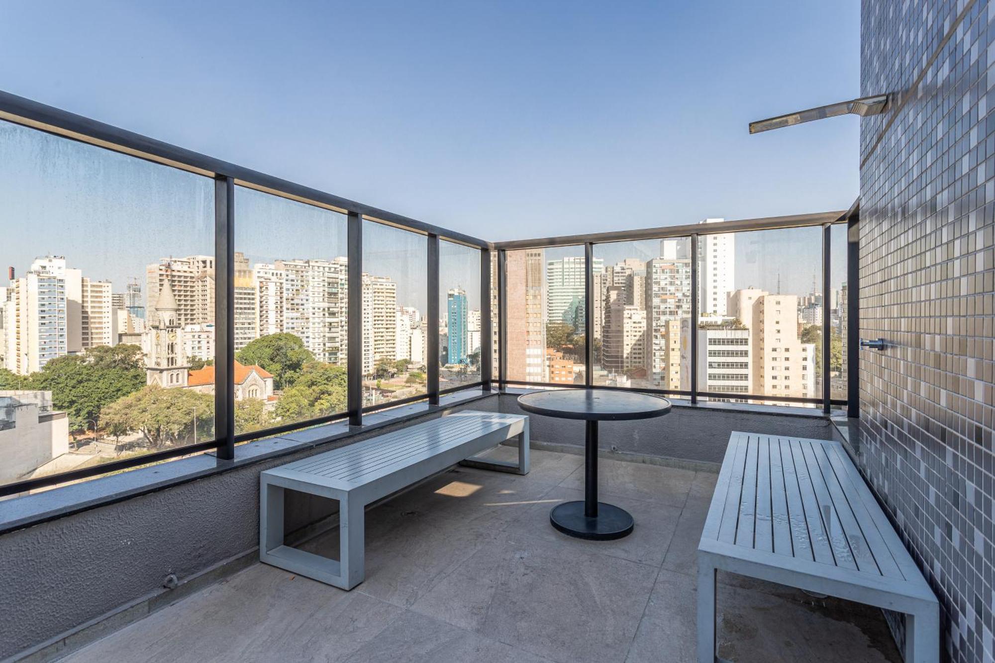 Predio Completo Na Consolacao Com Piscina No Rooftop - Share Consolacao São Paulo Kültér fotó